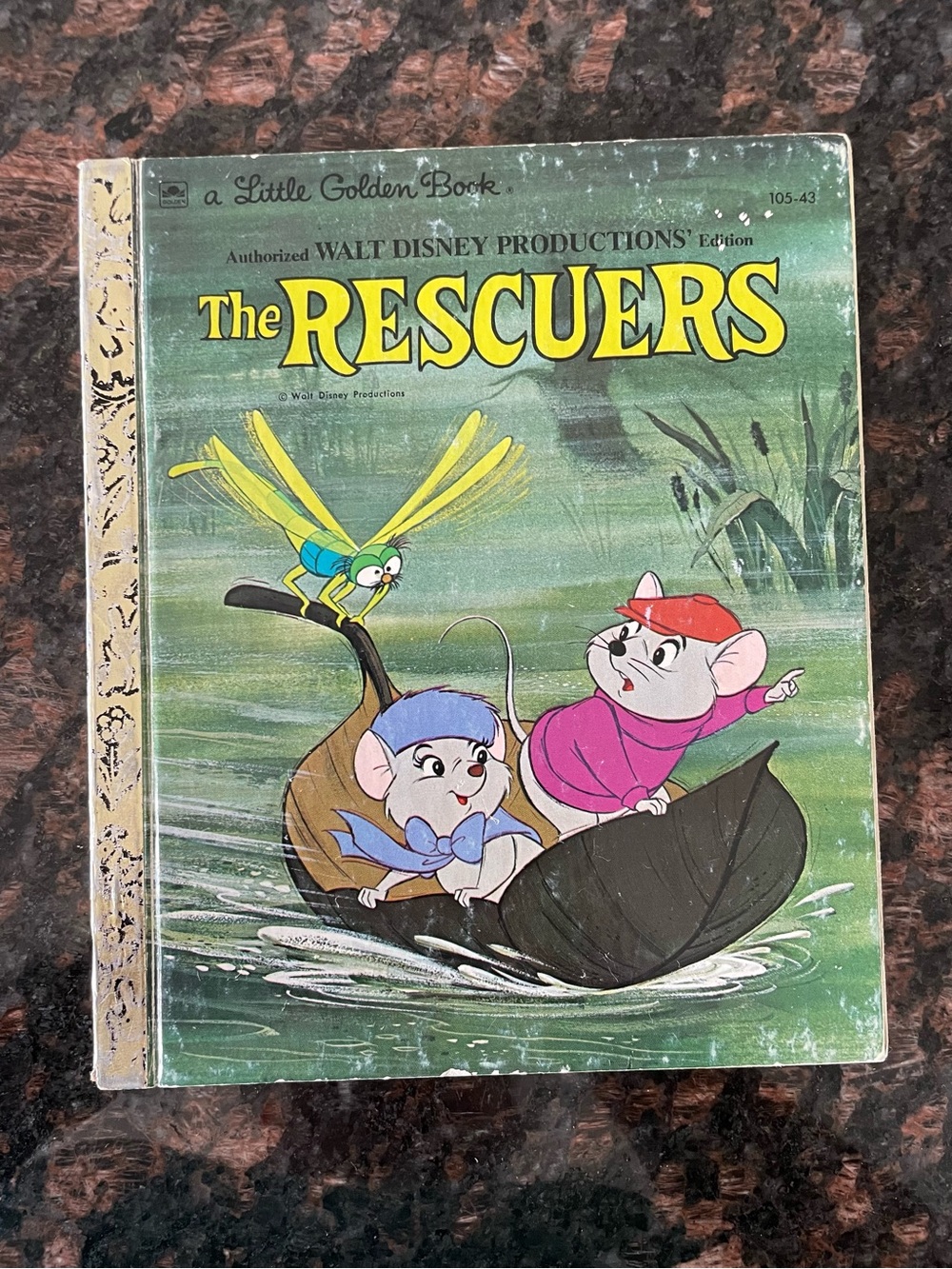 4/$20📚 Vintage 1977 Little Golden Books “The Rescuers”